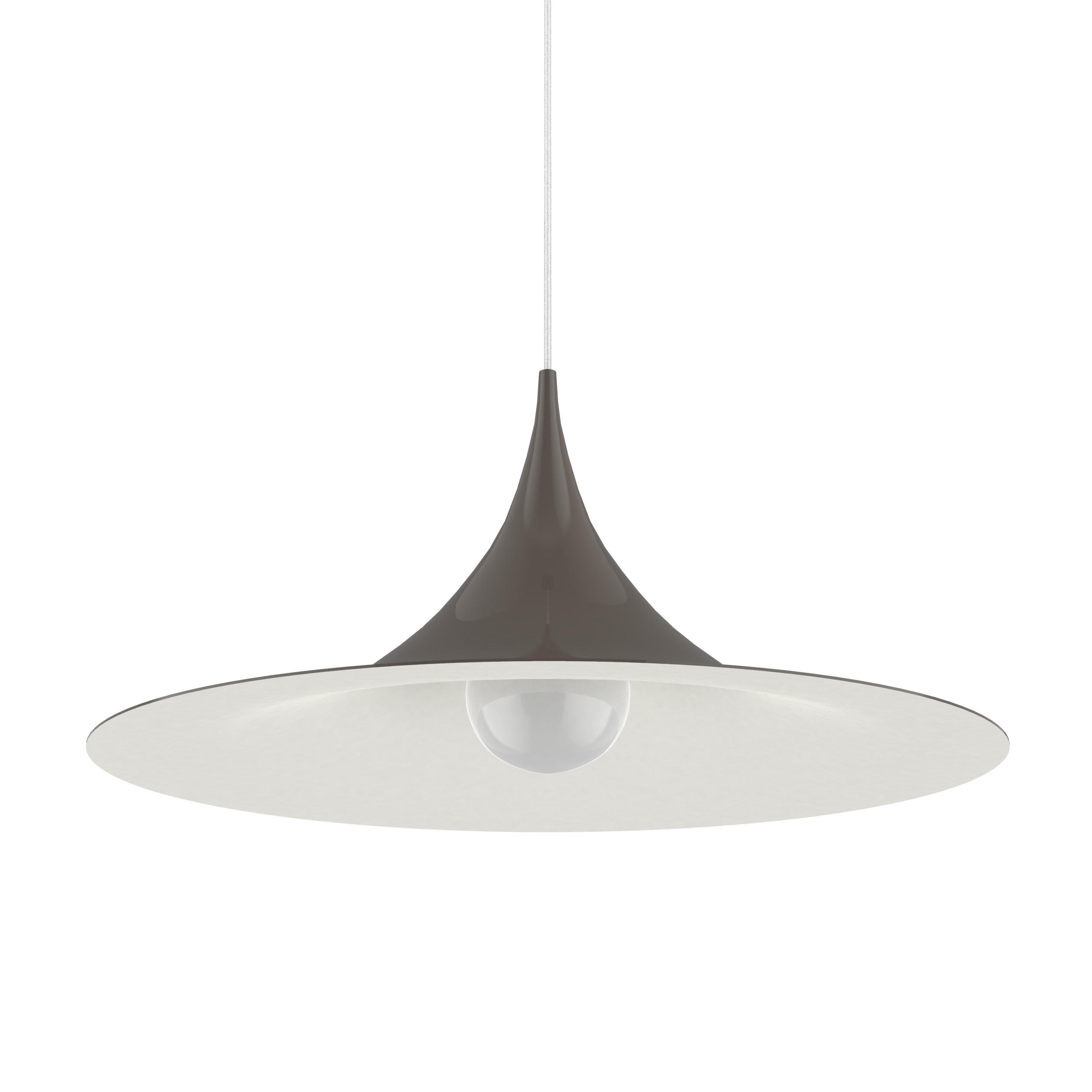 HÄNGELEUCHTE - Graubraun, Metall (57/57/27cm) - Lumicom