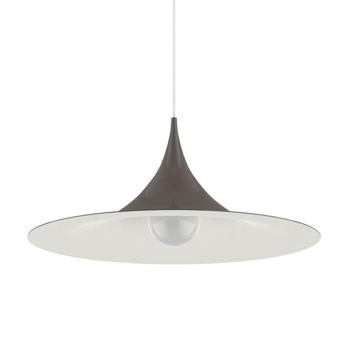 HÄNGELEUCHTE - Graubraun, Metall (57/57/27cm) - Lumicom