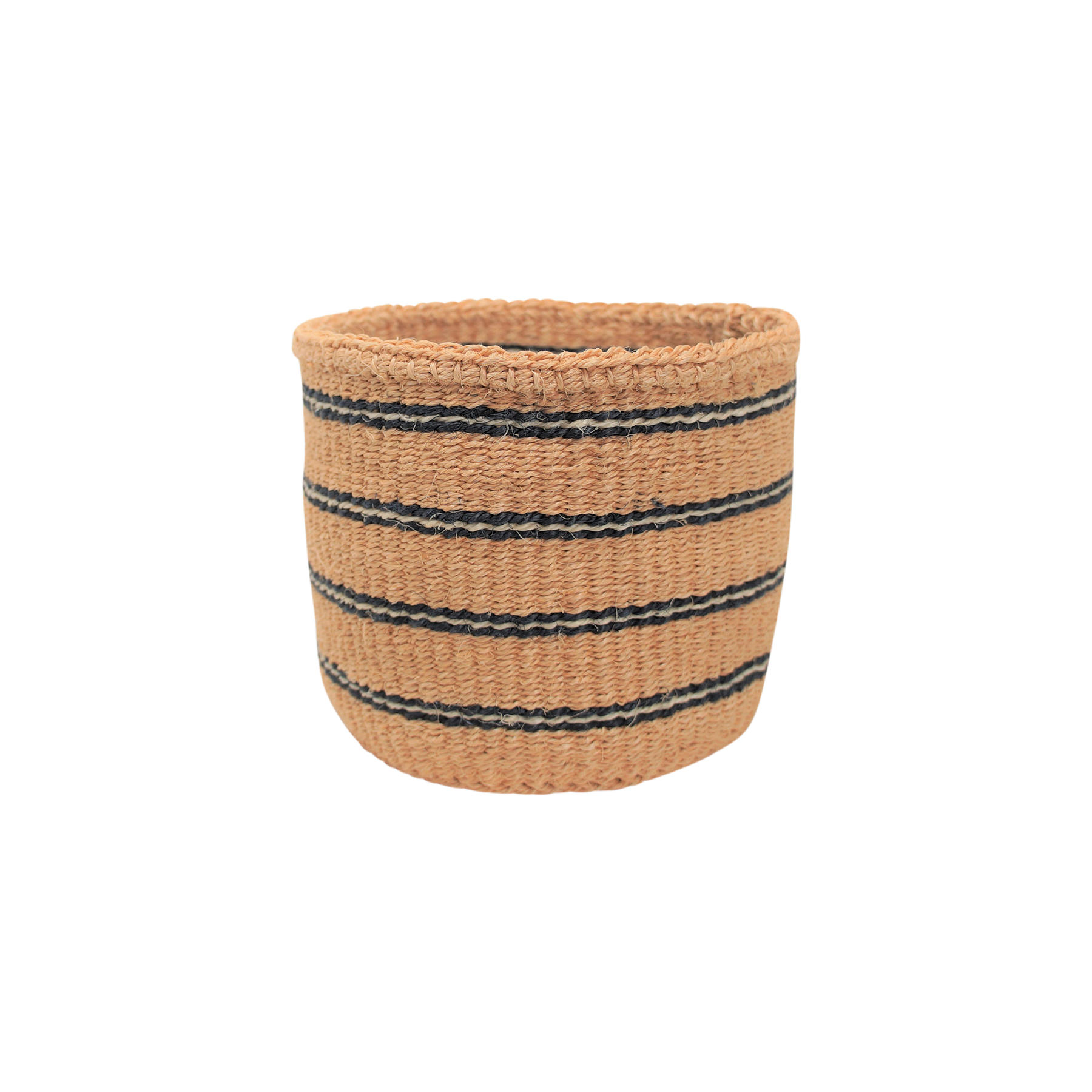KORB Nio aus Sisal Ø14 cm - Braun, Naturmaterialien (14/14/14cm) - LaLe Living