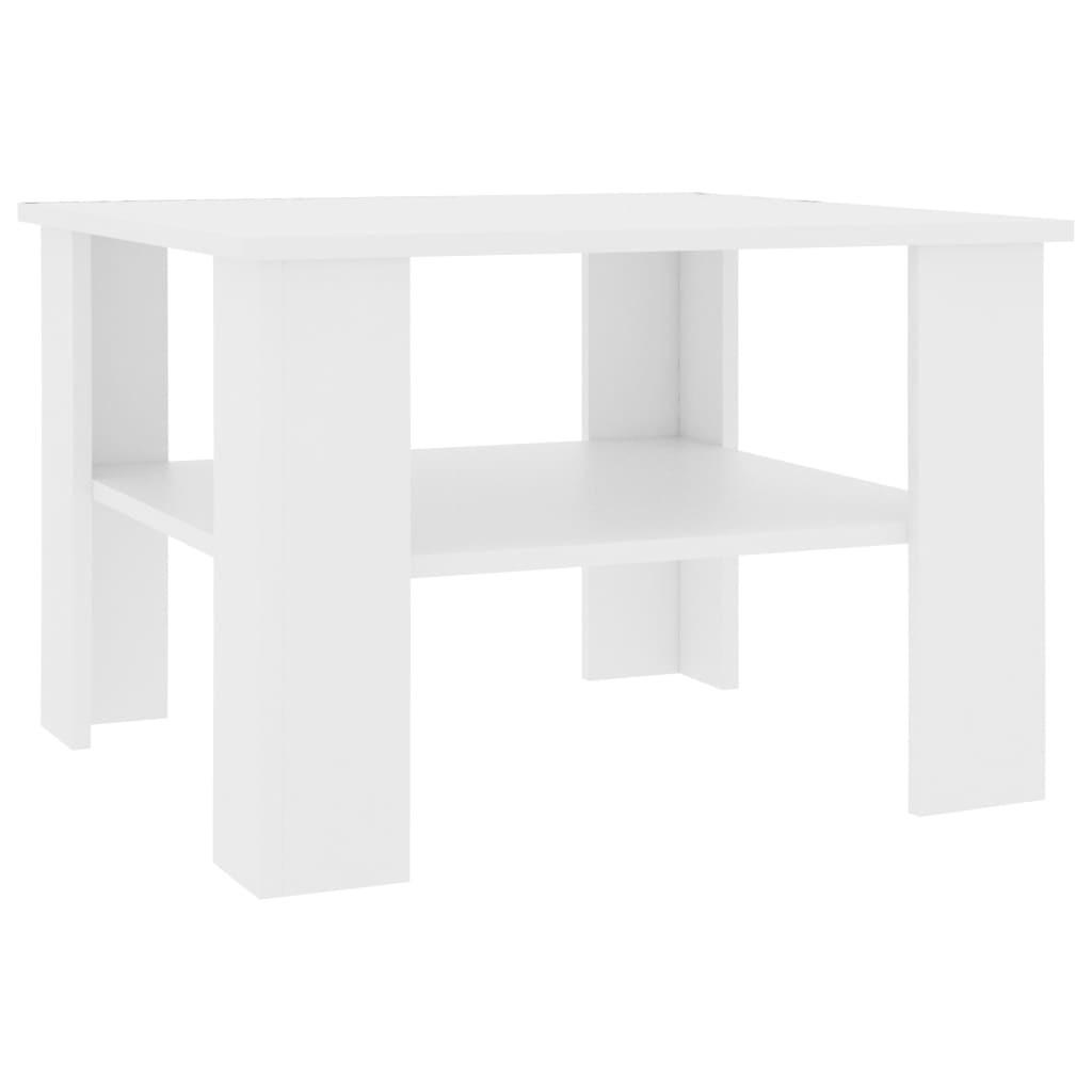 COUCHTISCH Weiß 60x60x42 cm Holzwerkstoff - Weiß, Holzwerkstoff (60/60/42cm) - furnicato
