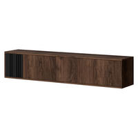 TV-LOWBOARD Philippe 150 - Nussbaumfarben/Schwarz, Holzwerkstoff (150/30/31cm) - MIRJAN24