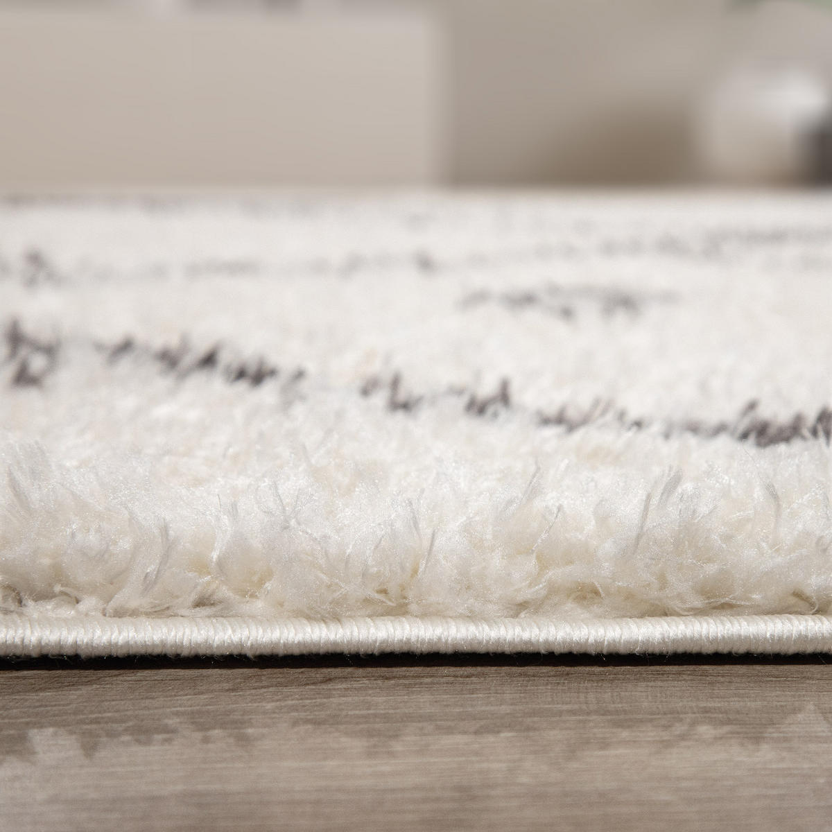 HOCHFLORTEPPICH 120/120 cm Orebro 171 - Creme, Textil (120/120cm) - Paco Home