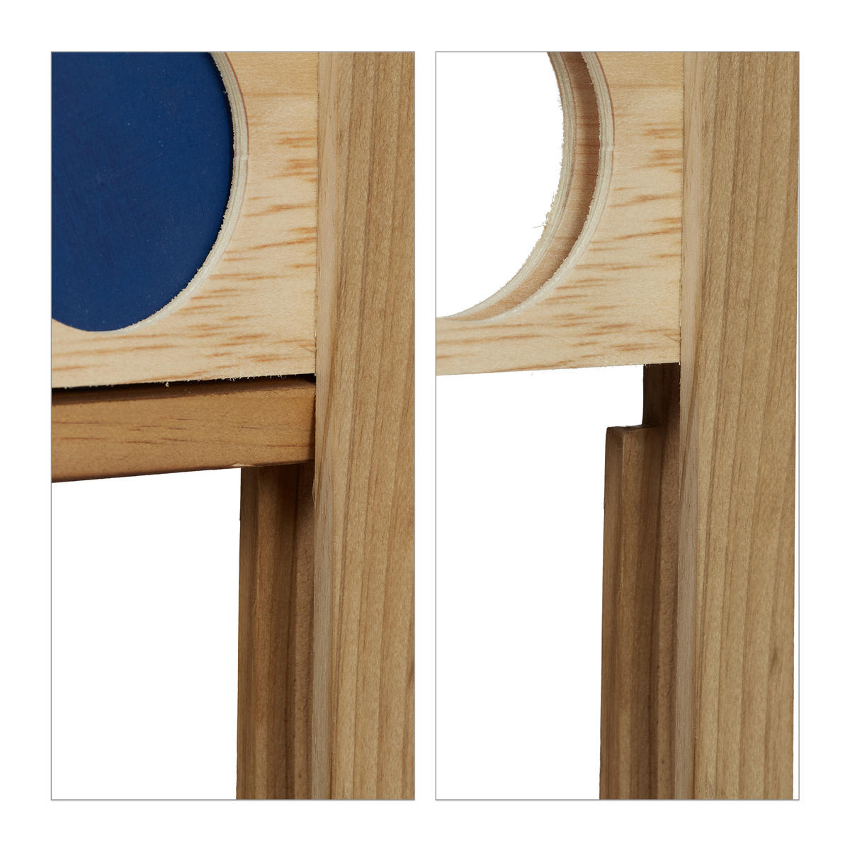 VIER Gewinnt - Multicolor, Holz (82.5/72/26cm) - Relaxdays