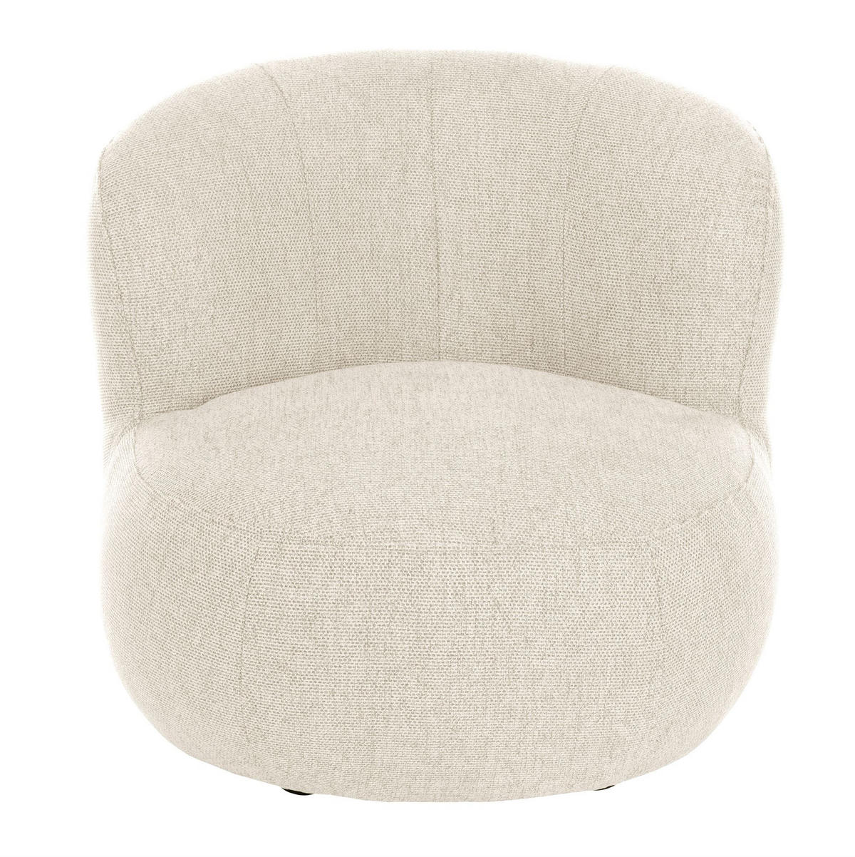 KINDERSESSEL Kayla Flachgewebe creme - Creme, Kunststoff (55/61/50cm) - 58aufmkessel