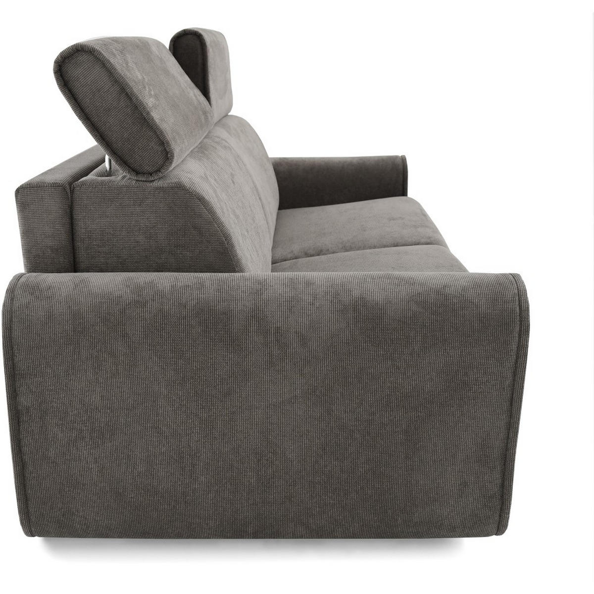 SCHLAFSOFA Pavarti mit italienischem Gestell, 180x195, Braun - Schwarz/Braun, Holzwerkstoff/Textil (234/88/100cm) - Beautysofa