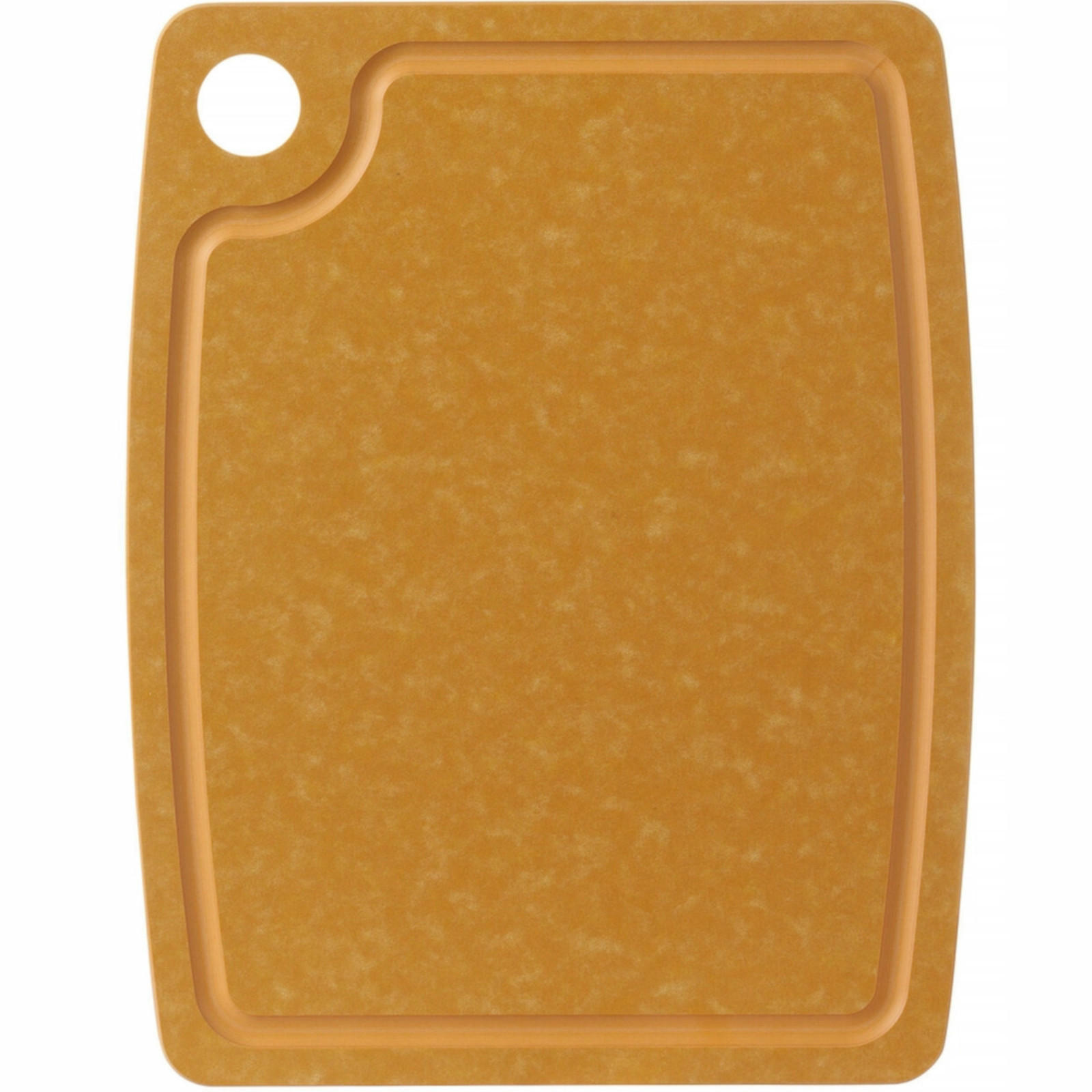 SCHNEIDEBRETT , rutschfest, spülmaschinenfest, braune Holzfaser, 37 x 27,5 cm - Braun, Keramik (28/37cm) - Hendi
