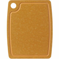 SCHNEIDEBRETT , rutschfest, spülmaschinenfest, braune Holzfaser, 37 x 27,5 cm - Braun, Keramik (28/37cm) - Hendi