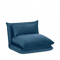 KLAPPSESSEL - Dunkelblau - Dunkelblau, Textil (83/59/77cm) - Drawer