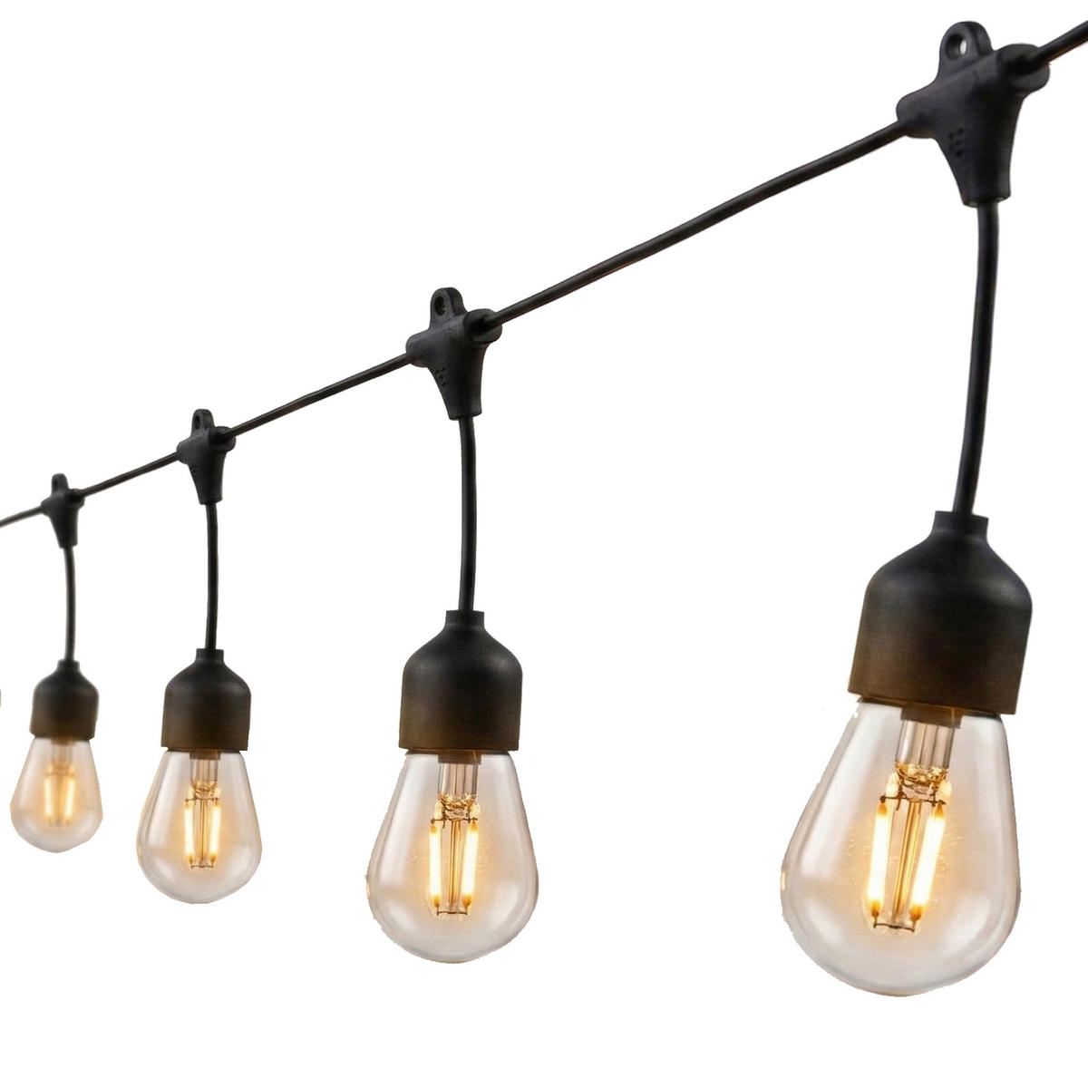 MAFY 10 LED 6,50 m Solar-Lichterkette - Schwarz, Kunststoff (650/8/5cm) - Lumisky