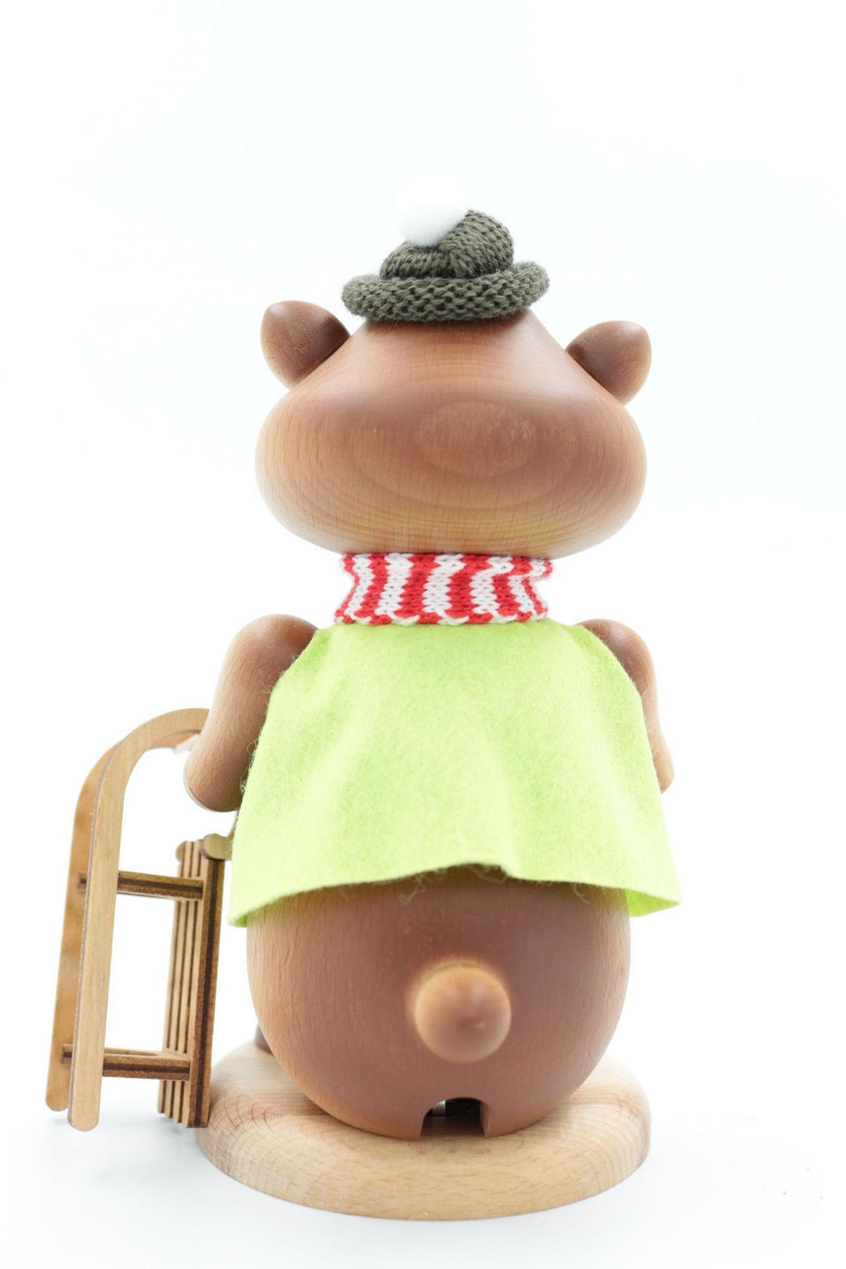 RAUCHFIGUR Hamster Rodler 18 cm - Multicolor, Holz (12/18/0.1cm)