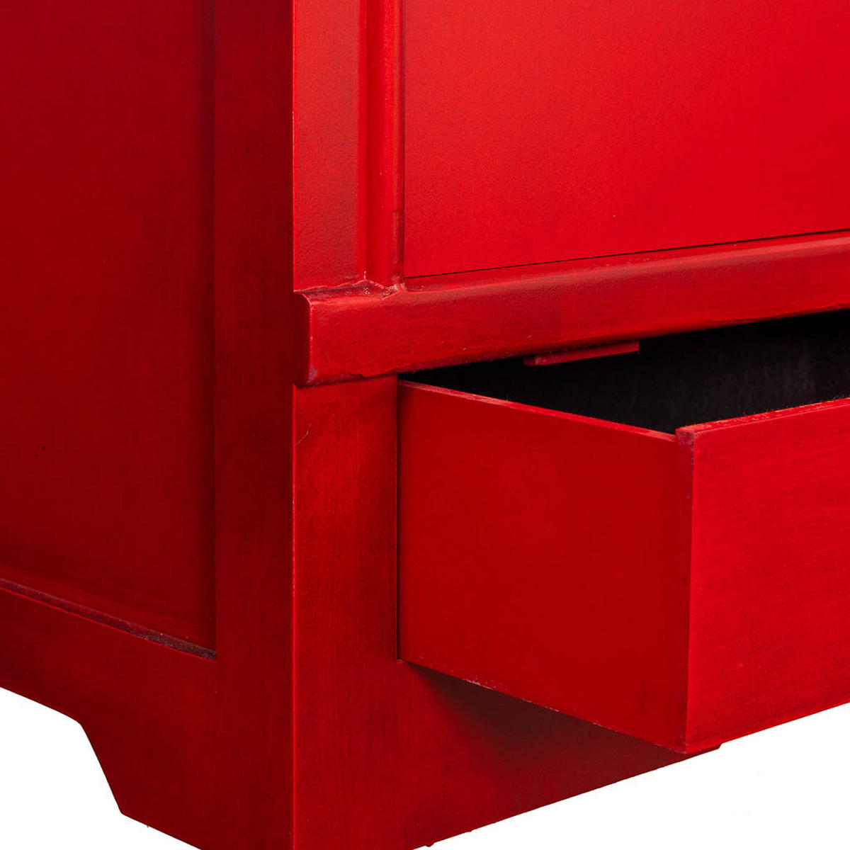 KLEIDERSCHRANK aus Holz 100x45x160 cm - Rot, Holz (100/160/45cm) - Wanderlust