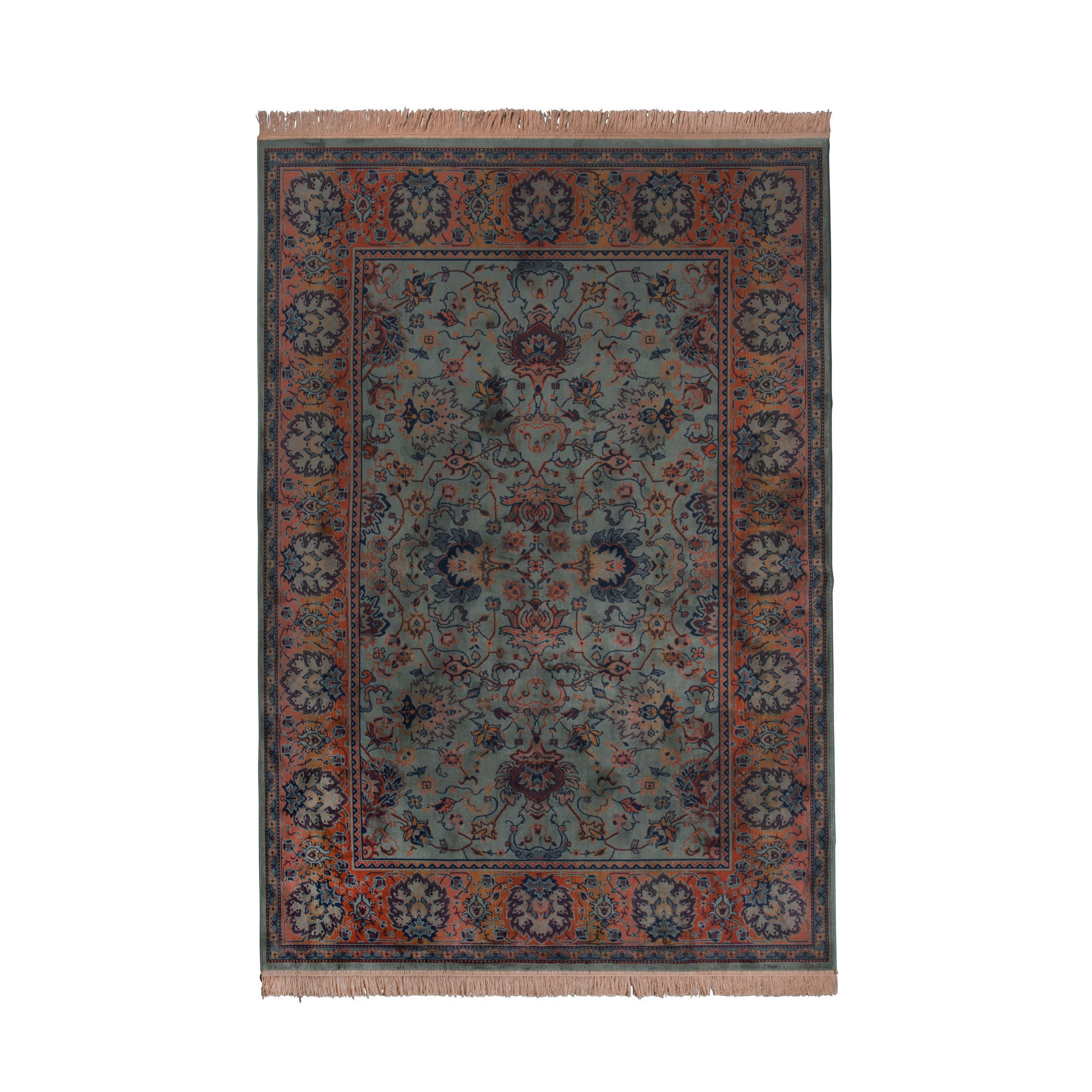 TEPPICH Bid 200x300 cm Grün - Grün, Textil (300/200cm) - Dutchbone