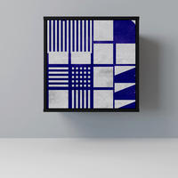 SIDEBOARD THE RIGHT PLACES, Schwarz, 57,5x42x57,5 cm, Ohne Füße - Multicolor/Schwarz, Holzwerkstoff (57.5/57.5/42cm) - SpaceRebels