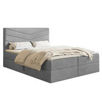 BETT Grau G6 Mit Bettkasten 180x200 cm - Grau, Textil (180/200cm) - Sepro Meble