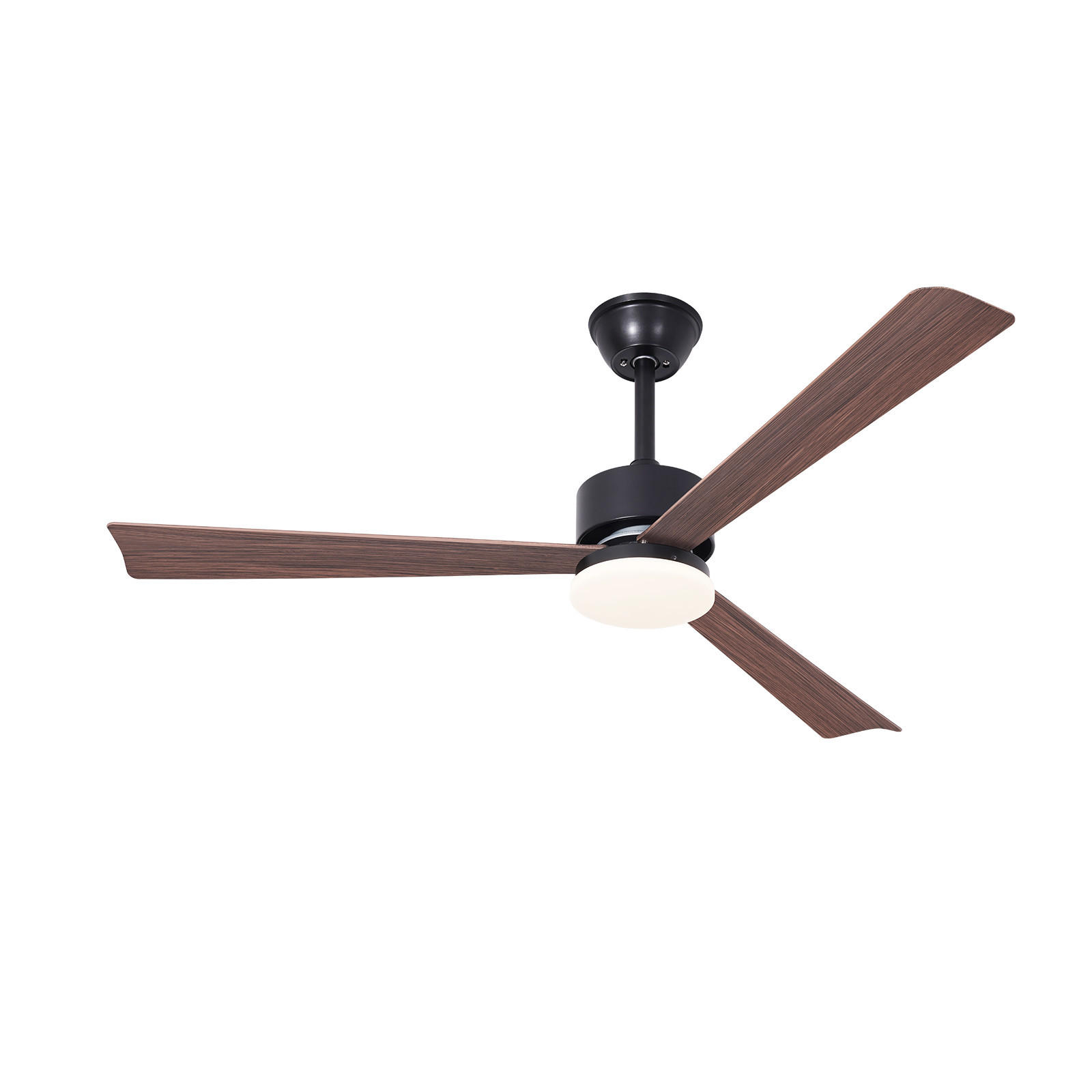 DECKENVENTILATOR mit Beleuchtung Qarvel 131/15/40 cm - Braun, Kunststoff/Metall (131/15/40cm) - ZMH