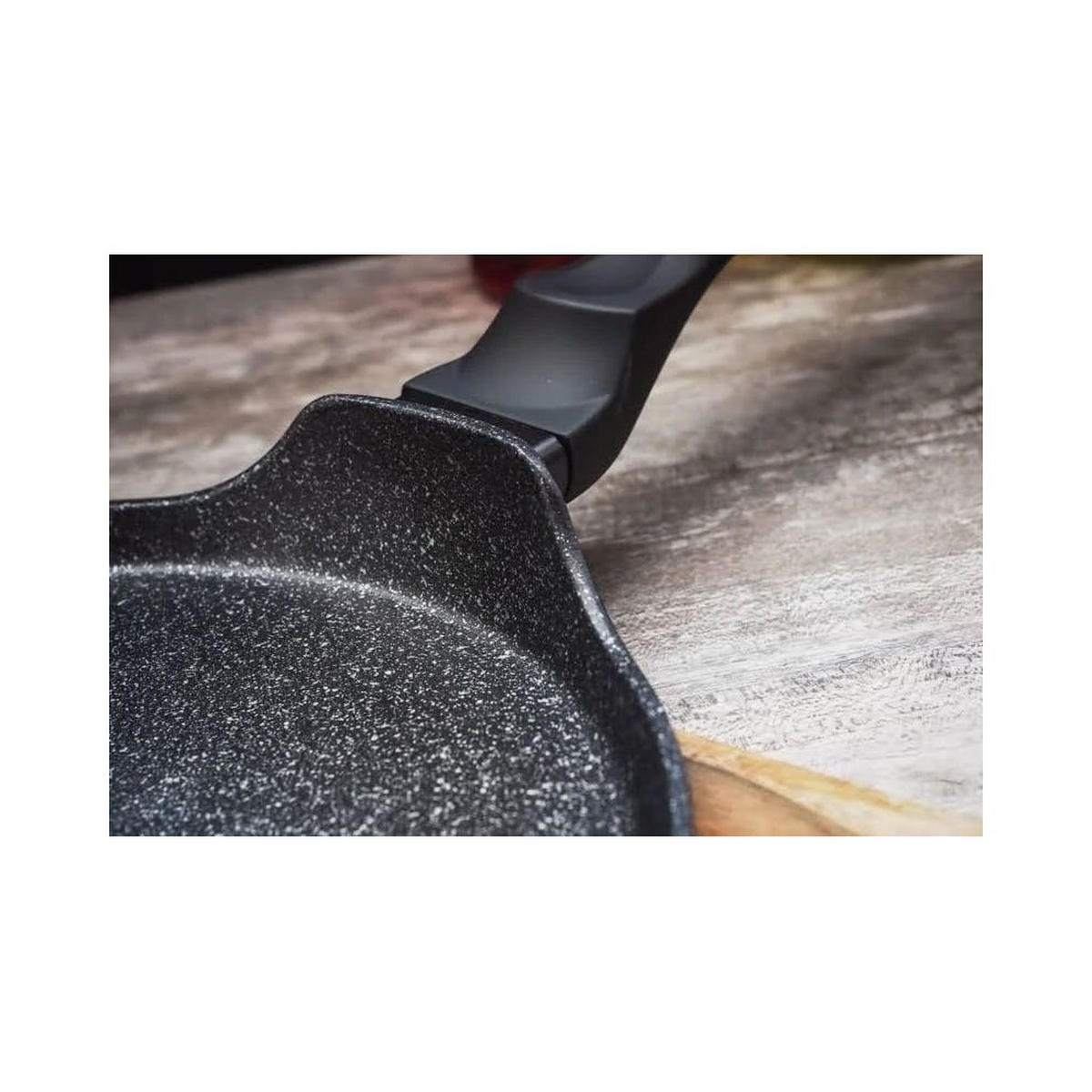 CRÊPEPFANNE Schwarz 28/28/1.5 cm BH6181 - Schwarz, Metall (28cm) - Berlinger Haus