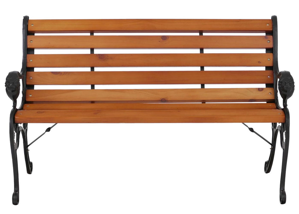 GARTENBANK 80x132x35cm 2-Sitzer Teak - Braun, Holz (132/80/35cm) - PROREGAL