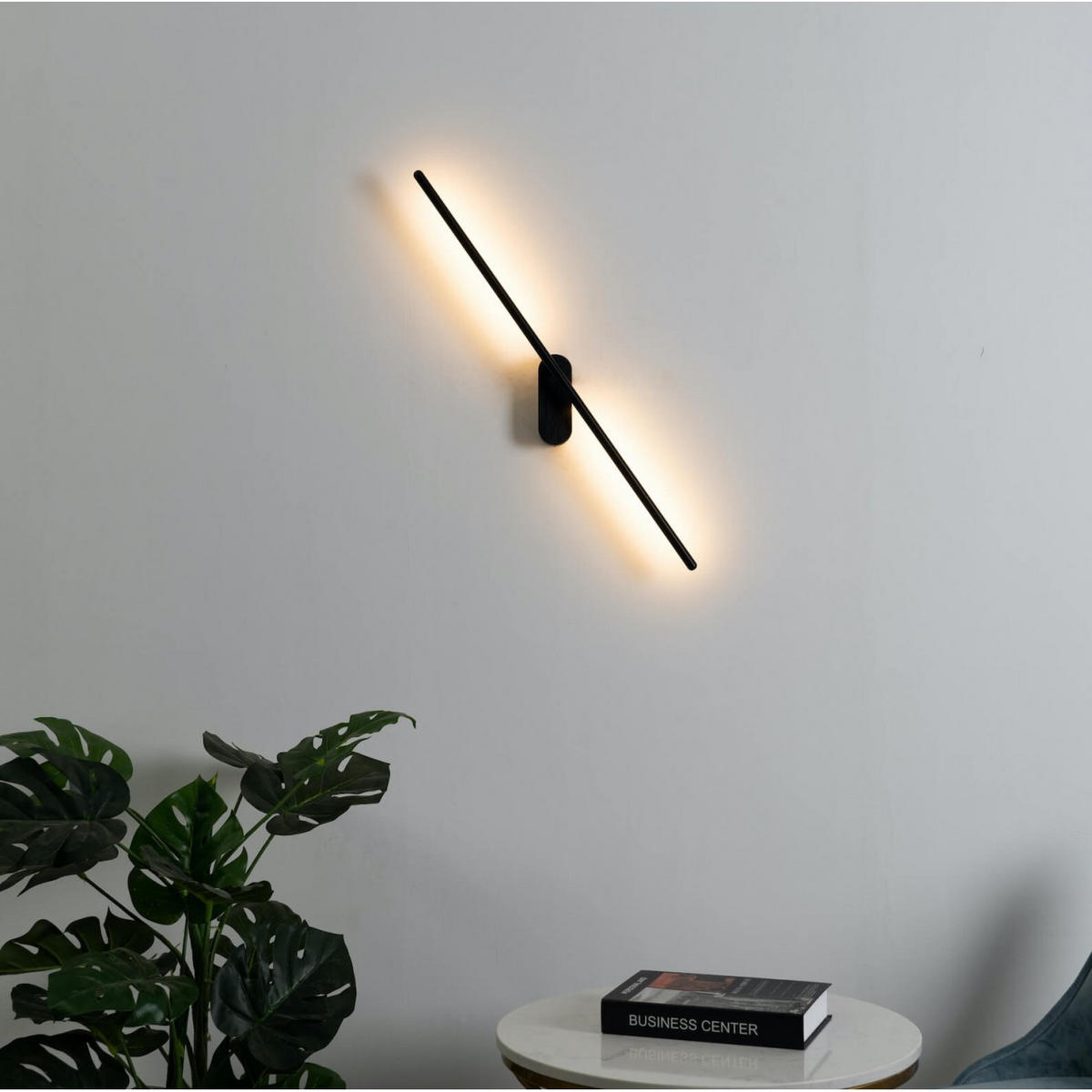 WANDLEUCHTE Melbourne, Schwarz, 71.5cm - Schwarz, Metall (6/13.5/71.5cm) - KOSILUM