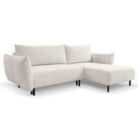 ECKSOFA Creme DELI Mit Schlaffunktion Rechts - Beige, Textil (257/171cm) - Sepro Meble