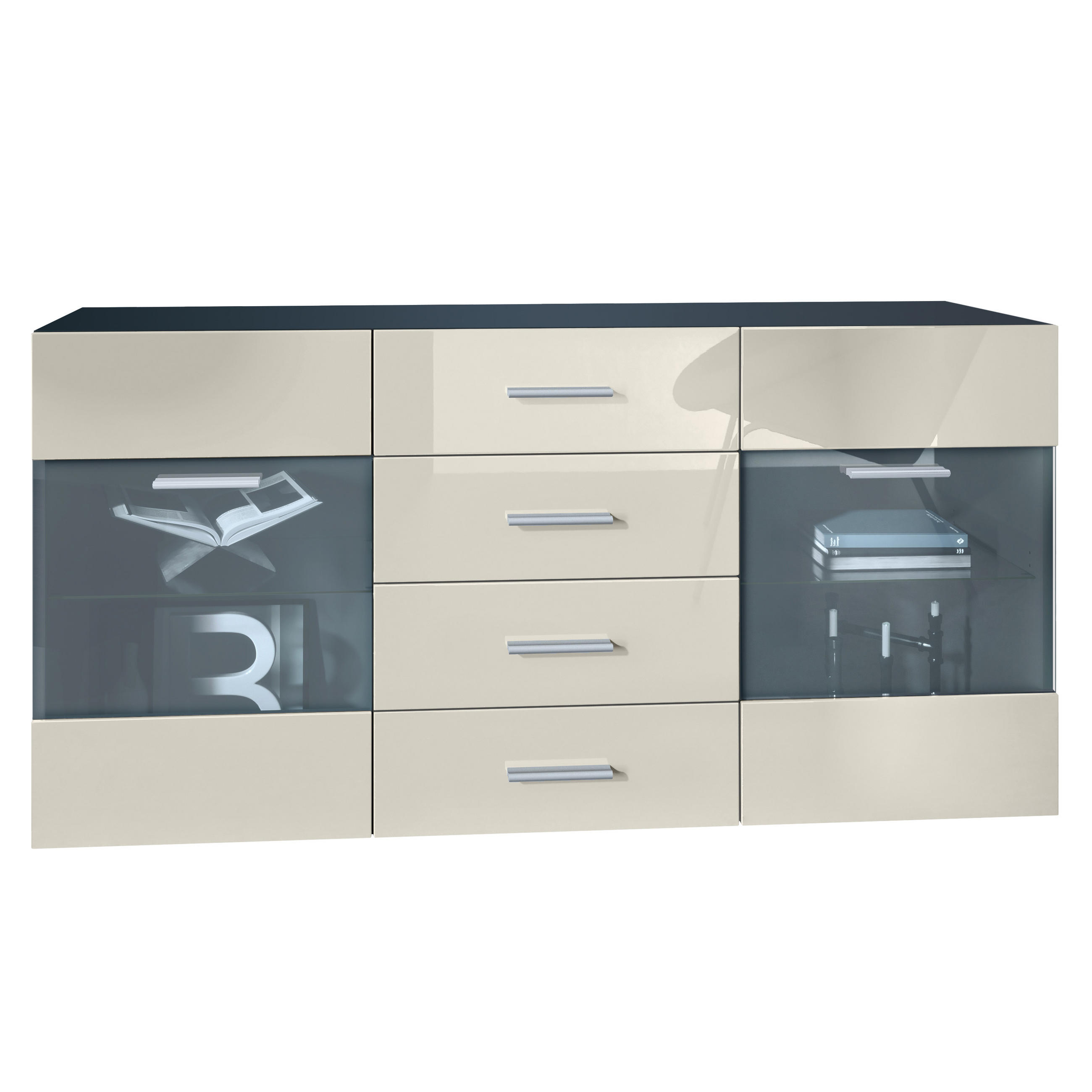 Vladon Sideboard Creme 139x72x35 cm