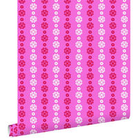 TAPETE Spitzemotiv 53 cm x 10.05 m - Pink, Papier (53/0.1cm) - ESTAhome