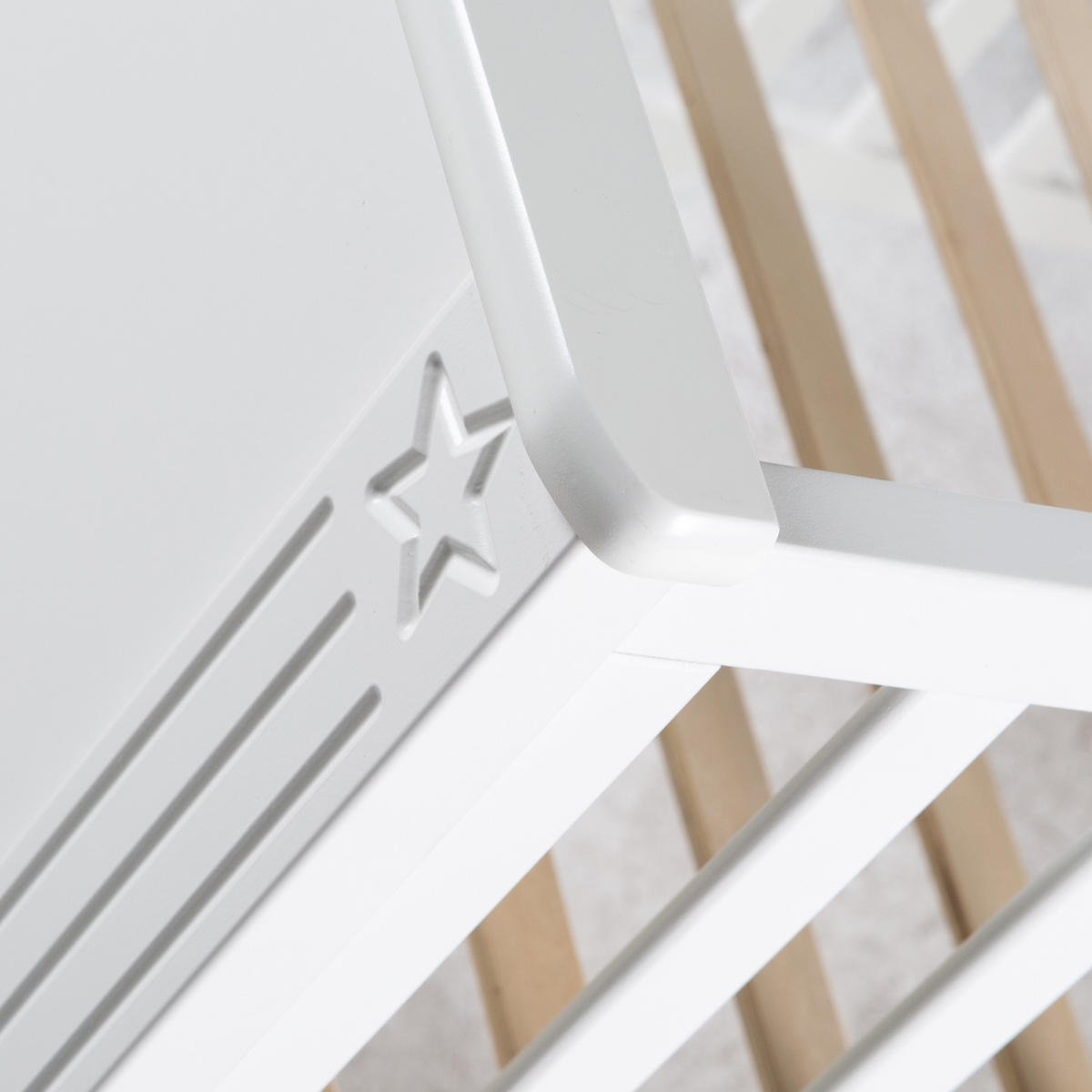 BABYZIMMER-SET Maxi 3-teilig - Weiß, Holzwerkstoff (78/83/143cm) - Roba