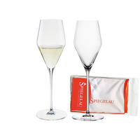 CHAMPAGNERGLÄSER + POLIERTUCH Definition transparent 250 ml 2er Set - Transparent, Glas (0.25L) - Spiegelau