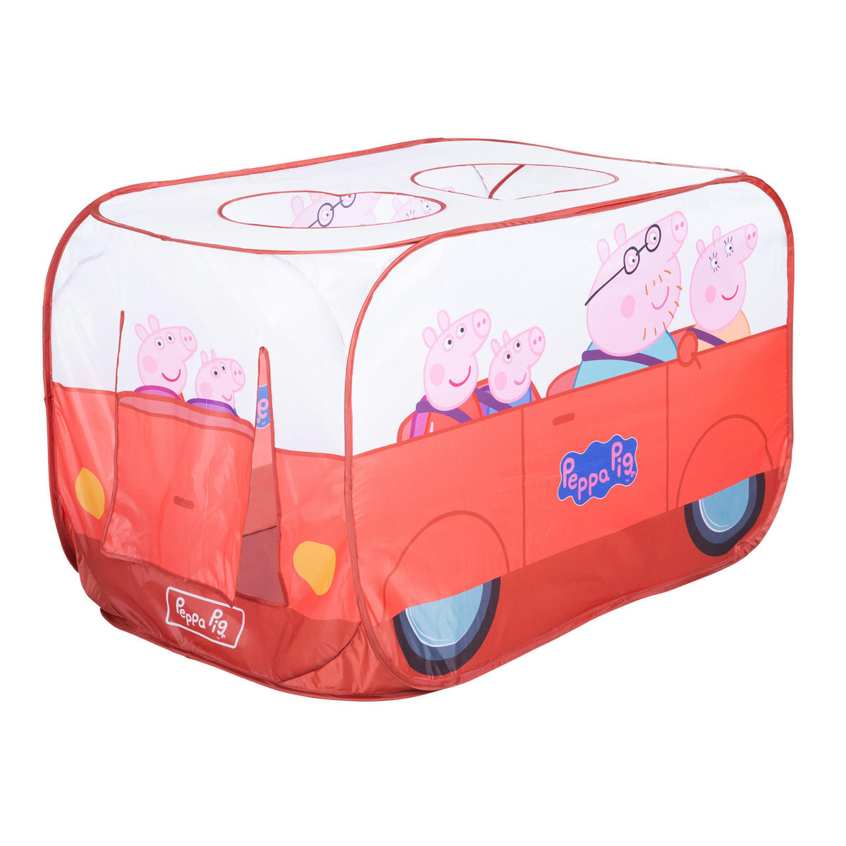 POP-UP-SPIELZELT Peppa Pig - Rot, Textil (75/120cm) - Roba