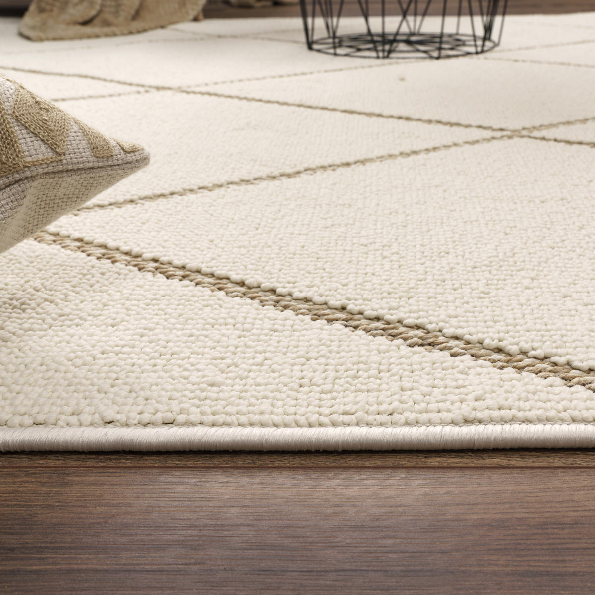 KURZFLORTEPPICH 160/220 cm München 533 - Beige, Textil (160/220cm) - Paco Home