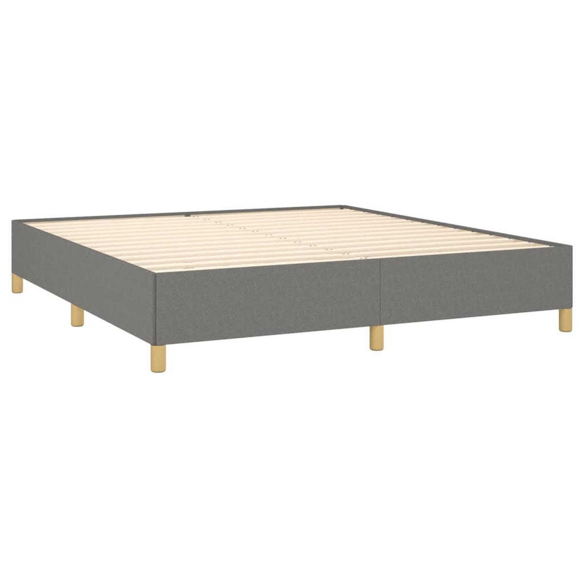POLSTERBETT Raber 180/203 cm - Grau, Holzwerkstoff (180/200cm) - Nettlife