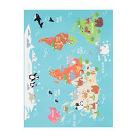 KINDERTEPPICH Türkis 200 x 200 cm - Türkis, Kunststoff (200/200cm) - TT Home