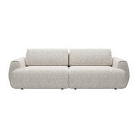 SCHLAFSOFA - 4 Personen - Stoff - Hellgrau - - Hellgrau, Textil (260/81/106cm) - Vente-Unique