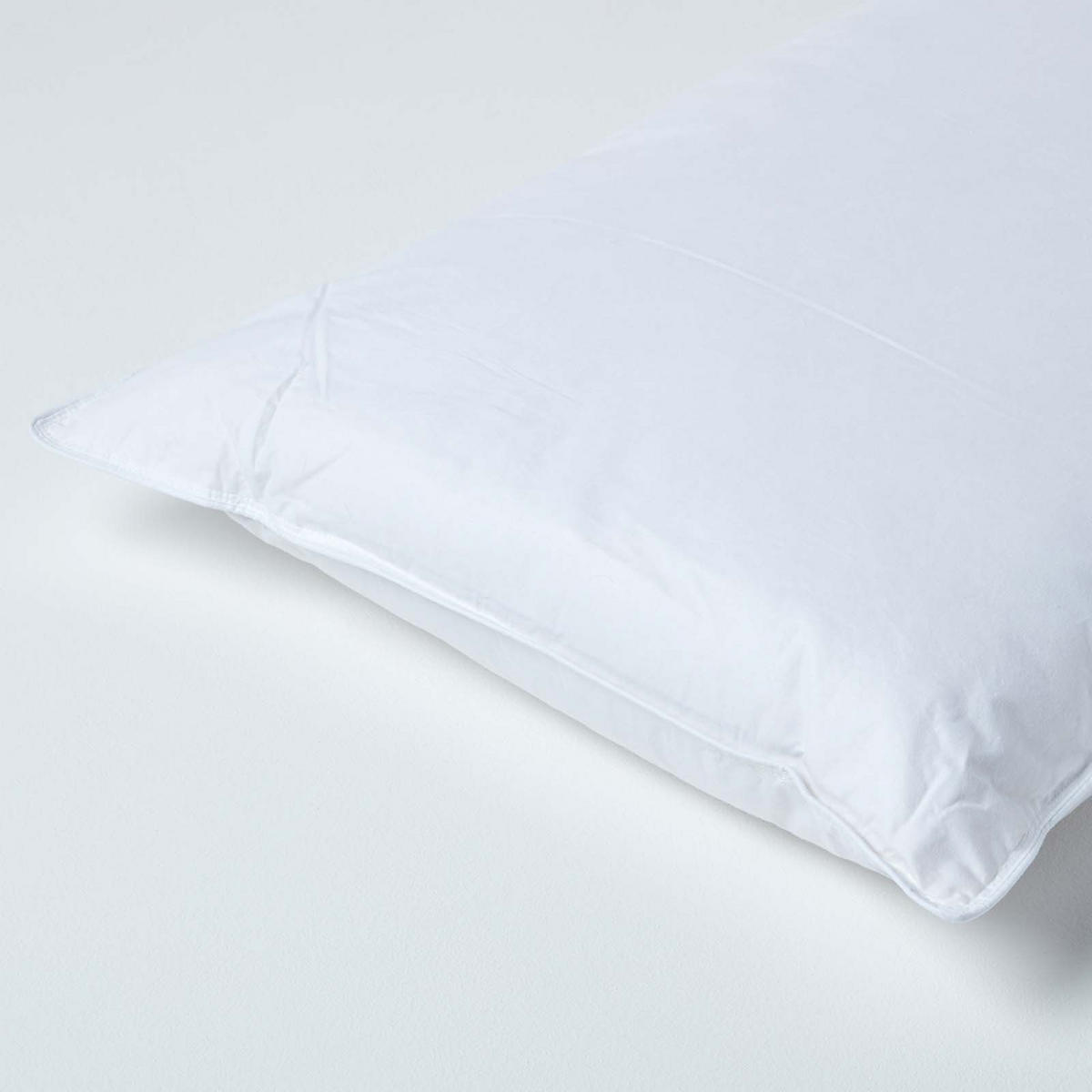 KOPFKISSEN Federkissen Ultraplume, 48/74 cm - Weiß, Textil (48/74cm) - Homescapes