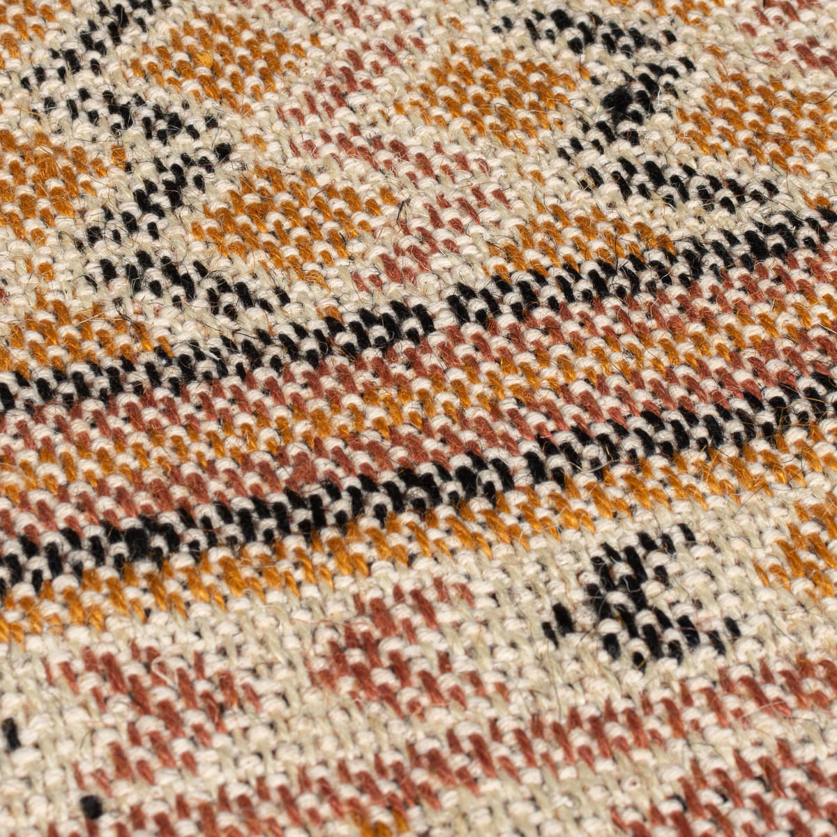 TEPPICH Kurzflor Ethno Muster, Orientalisch, Wohnzimmer Terrakotta Rechteckig 200x290 - Orange, Textil (200/290cm) - KADIMA DESIGN