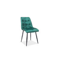 ESSZIMMERSTUHL Chic Türkis Samtstoff - Türkis, Kunststoff (50/88/50cm)