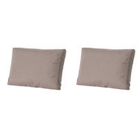 RÜCKENKISSEN Manchester 43/73 cm 2er-Set - Taupe, Textil (73/8/43cm) - Madison