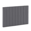 KOPFTEIL Eris 90x60 cm Dunkelgrau - Dunkelgrau, Textil (5/90/90cm) - VS Venta-stock