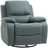 RELAXSESSEL, Polyester, Schaumstoff Grün - Grün, Kunststoff (100/98/93cm) - HOMCOM