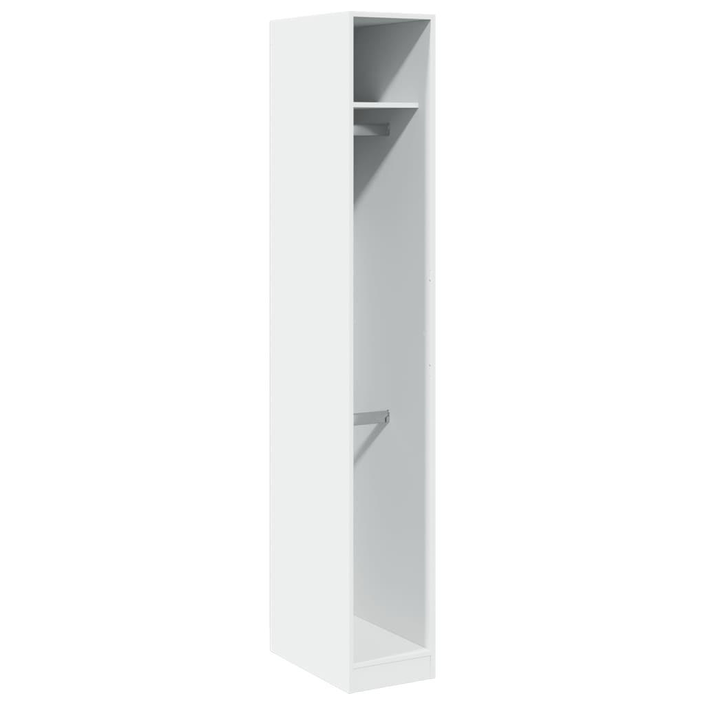 vidaXL Kleiderschrank Weiß 30x200x50 cm