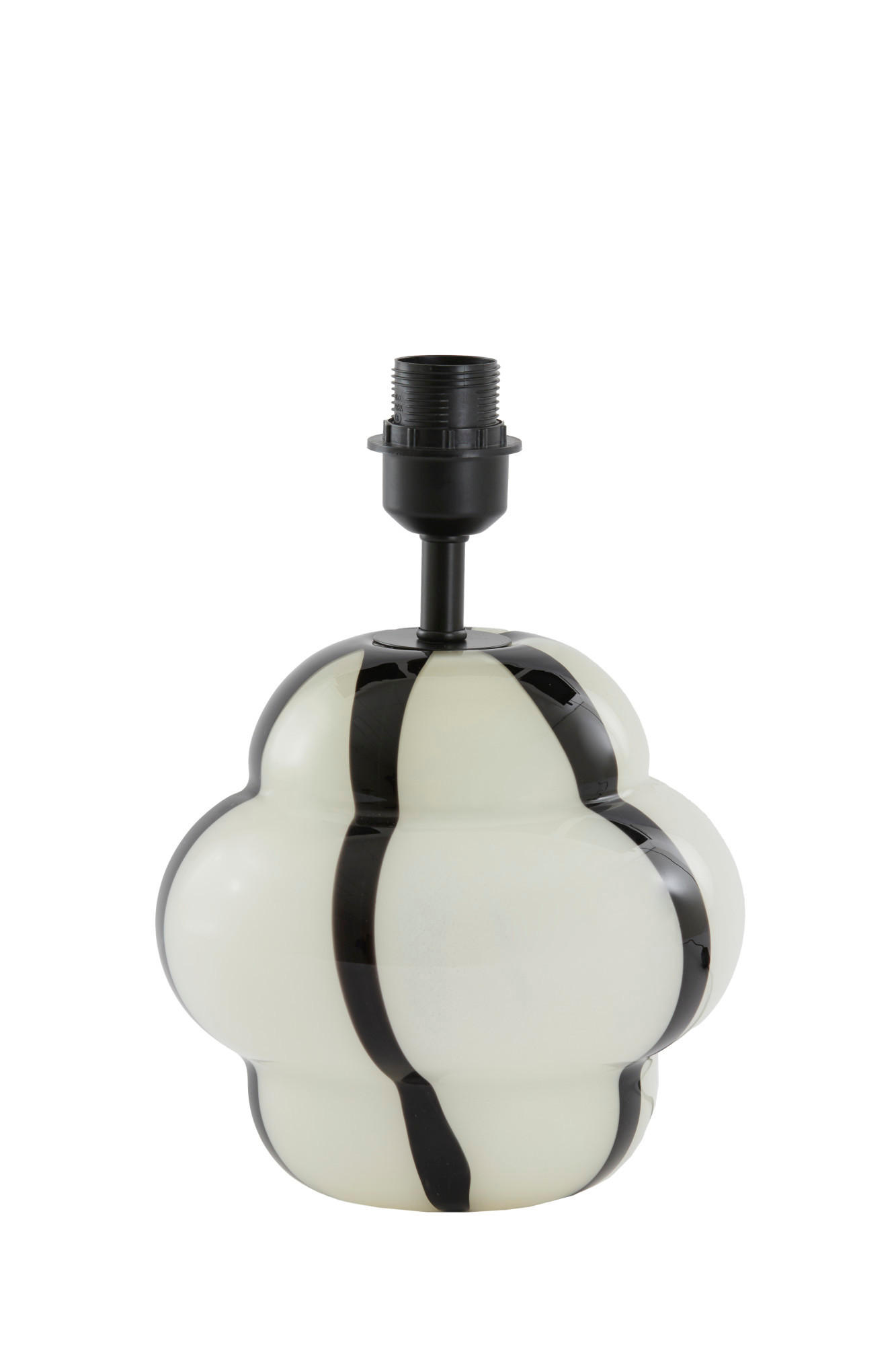 LAMPENFUSS Ylien Weiß Ø22/28 cm - Weiß, Glas (22/22/28cm) - Light & Living