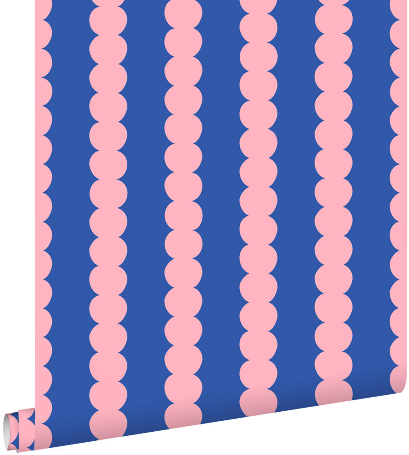 TAPETE grafisches Muster 50 x 900 cm - Blau, Papier (50/900cm) - ESTAhome