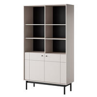 REGAL Kaschmir R104 Japandi Stil - Beige, Holzwerkstoff (103.4/184.6/39cm) - Sepro Meble