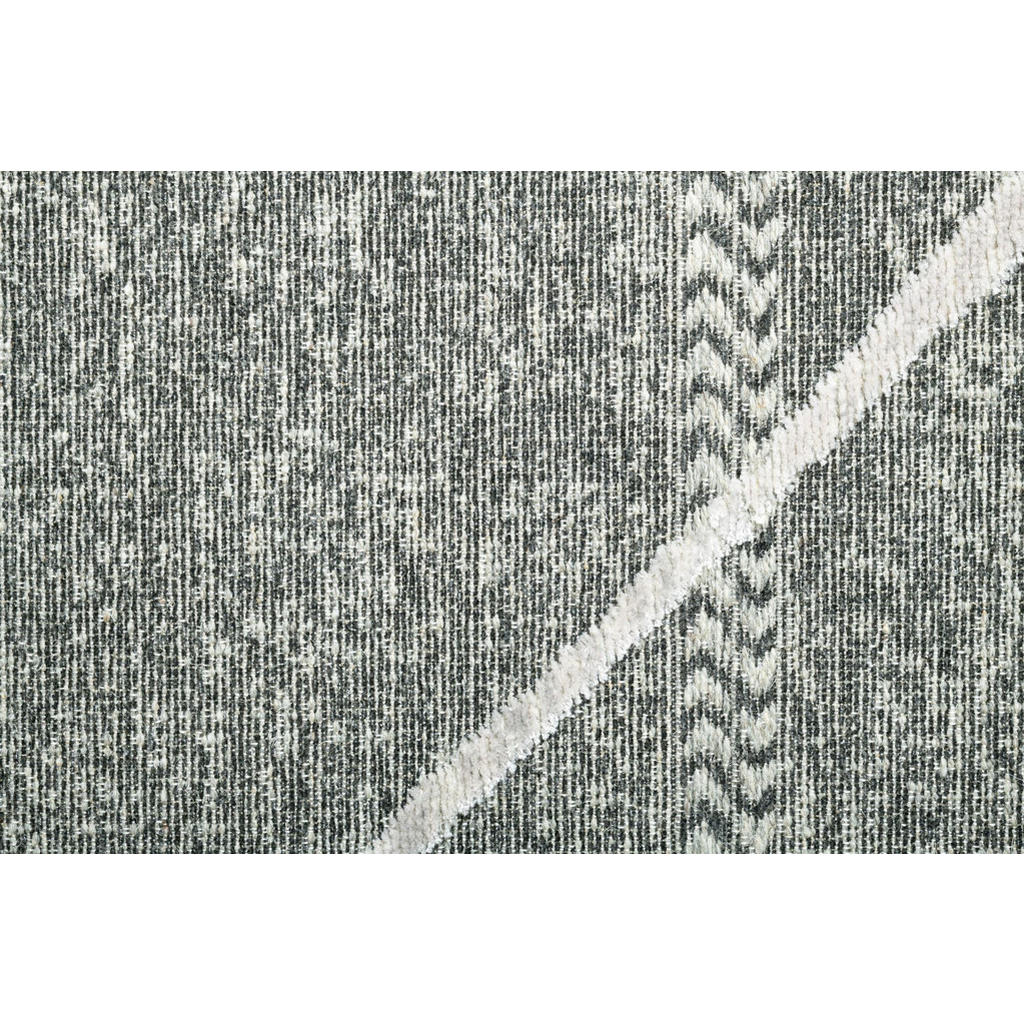 Thumbnail - Sansibar Sylt Flachwebteppich, Anthrazit, Textil, Rauten, Rechteckig, 200x290 cm, für Fußbodenheizung geeignet, Teppiche...