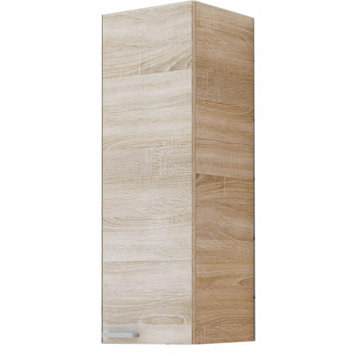 HÄNGESCHRANK mit 1 Tür H74 cm - Eichefarben, Holzwerkstoff (26/74/30cm) - Calicosy