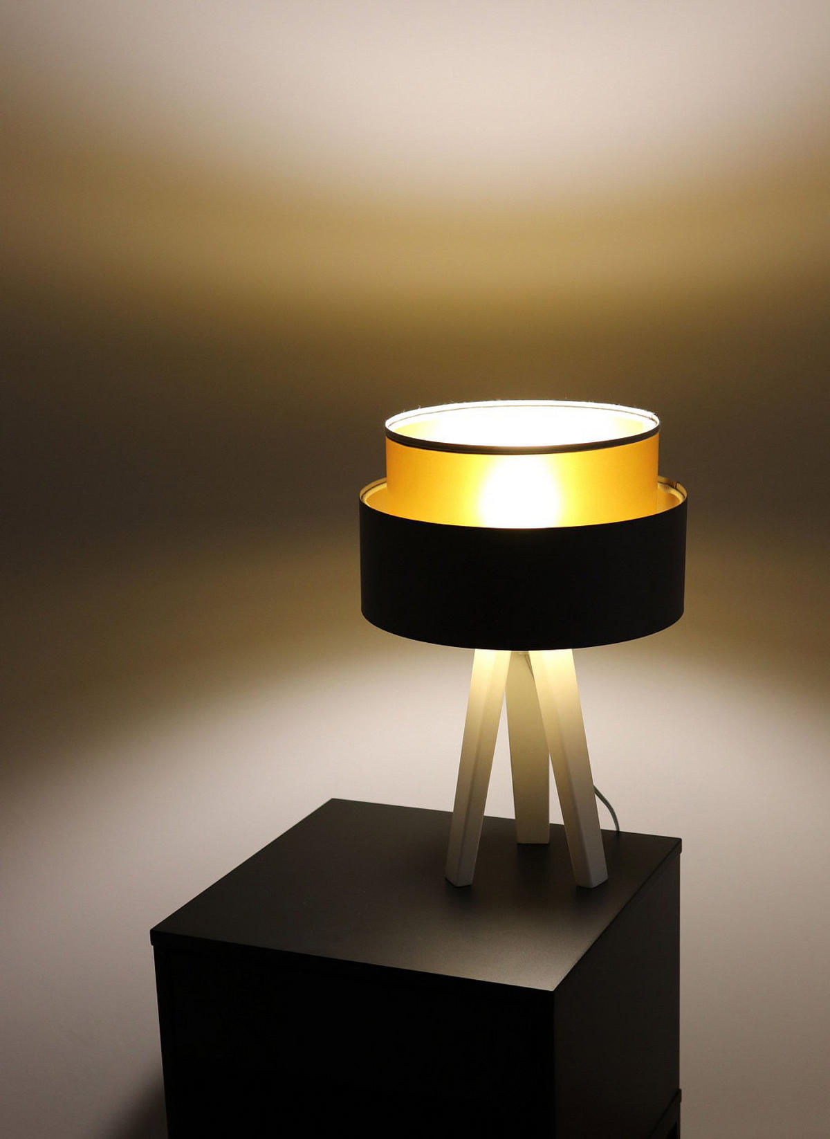 TISCHLAMPE Gold 30/45 cm - Goldfarben, Kunststoff (30/0.7/45cm) - ONZENO