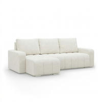 ECKSOFA MIT SCHLAFFUNKTION ABRIELLE BONELL Creme - Creme, Textil (144/237cm) - Mebligo