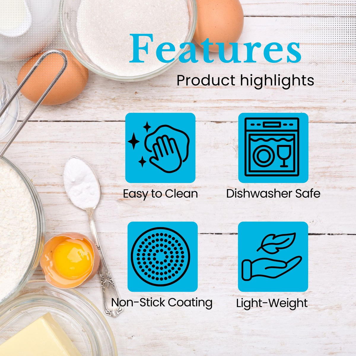 SPRINGFORMEN-SET (4-tlg.) - Grau, Metall (27/6.5/27cm) - Intirilife