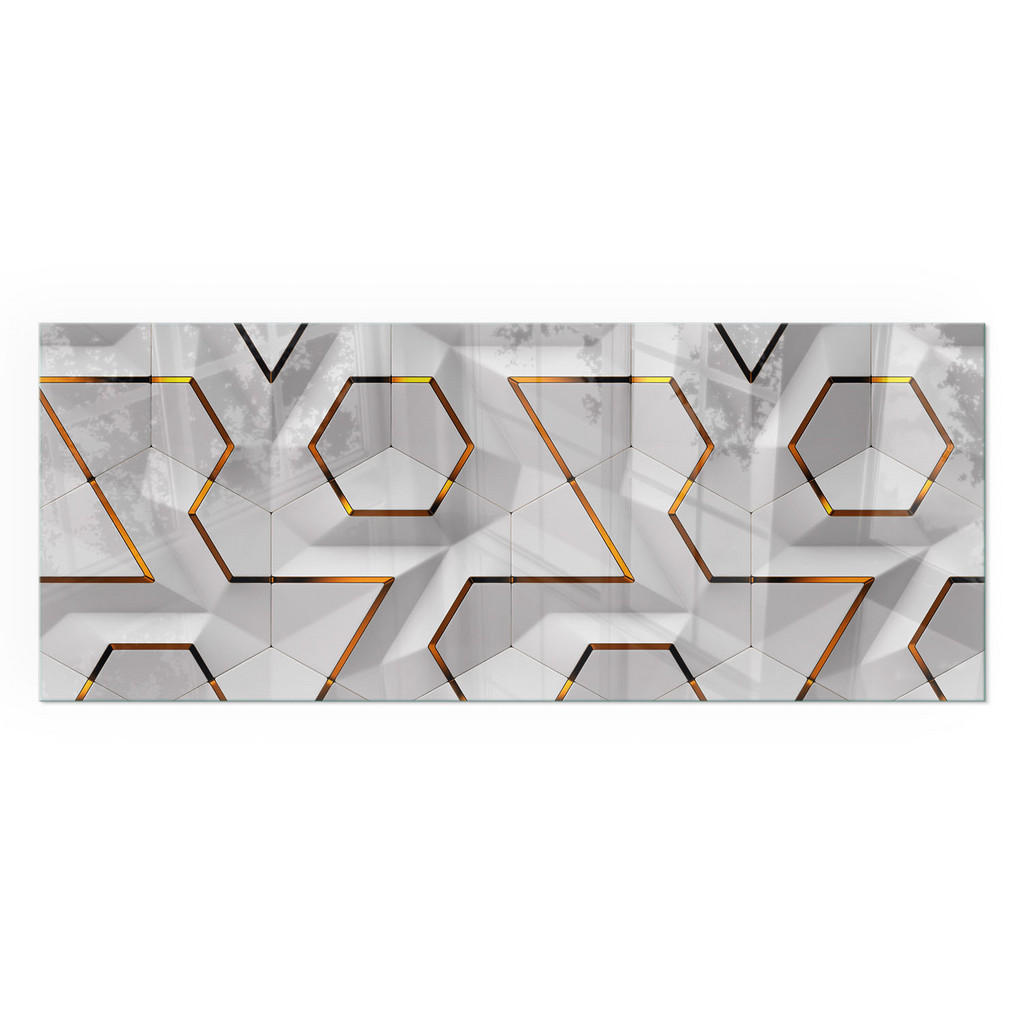 TULUP PODLOŽKA POD KRB 125x50 cm - Geometrický 3D vzor