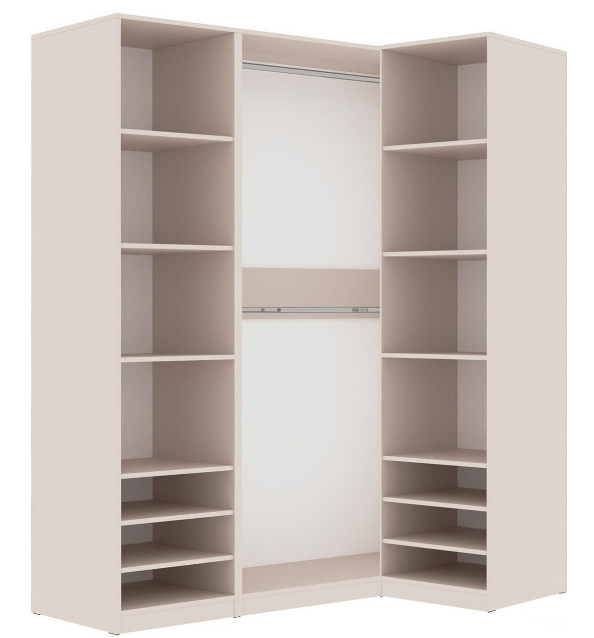 GARDEROBENSCHRANK OFFEN TRES G/C CASHMERE 200/206/51 cm - Kaschmir, Holzwerkstoff (200/206/51cm) - Marmex Möbel