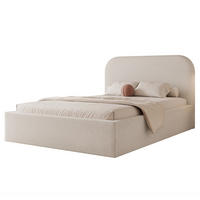 POLSTERBETT FUZZI 120x200 cm Beige (Stoff Lumi) - mit Bettkasten und Lattenrost - Beige, Holzwerkstoff/Textil (120/200cm) - Ravio